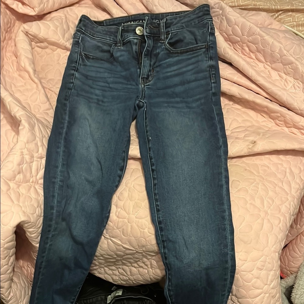 American Eagle Outfitters Women's Blue Jeans